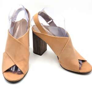 VINCE Leather Slingback Sandals Size 7.5. S1108